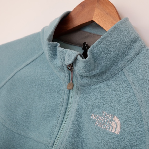 The North Face Light Blue Windwall fleece jacket - Picture 3 of 14